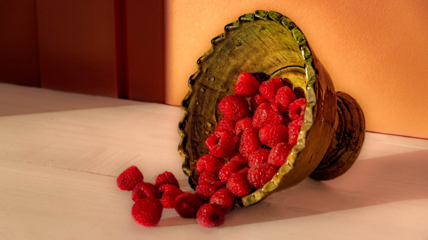 Coupe à fruits MCHATIYA aux rebords dentelés - Poterie de Tamegroute - BELDI BOHOME