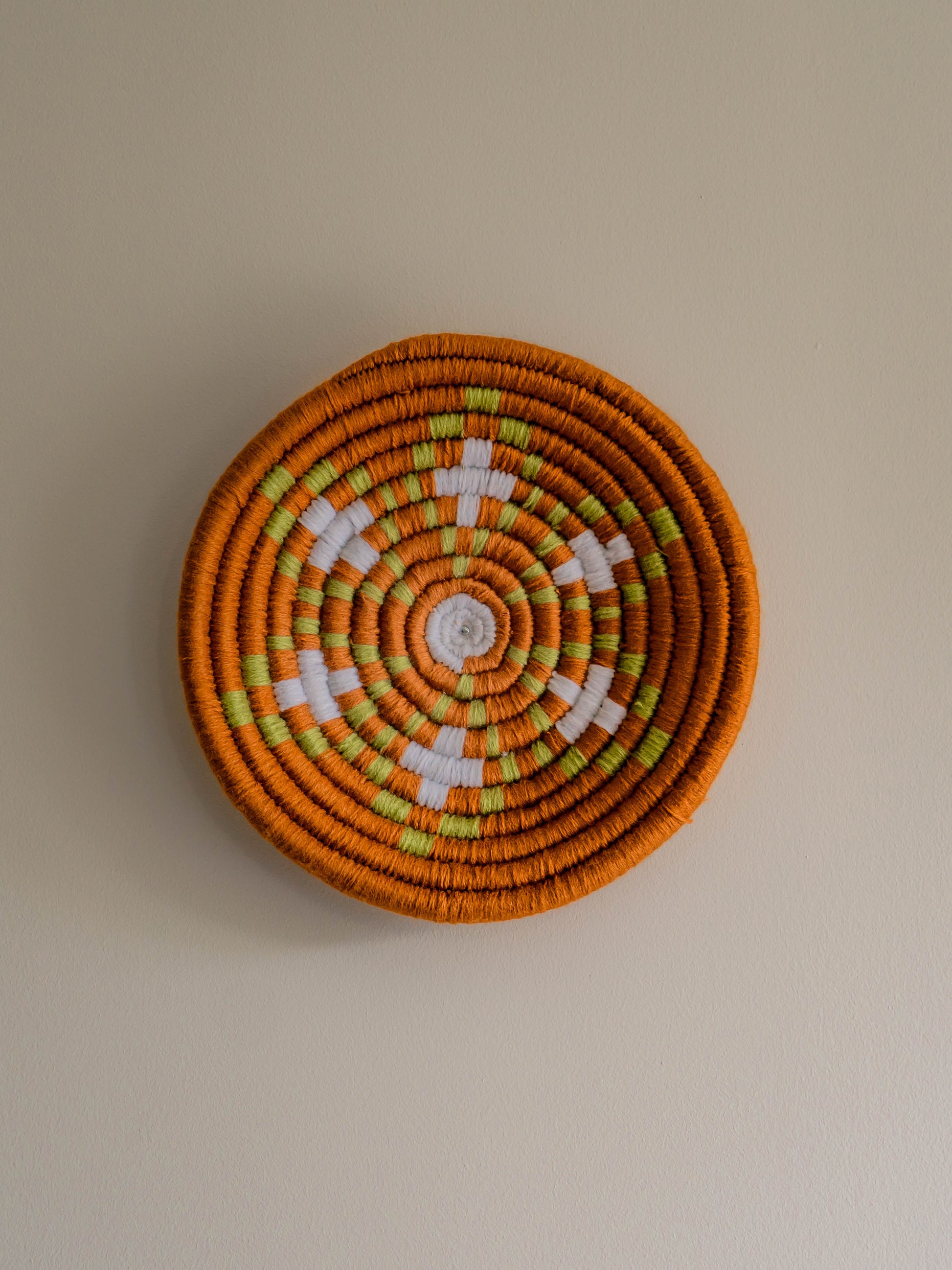 PANIER MURAL YASMIN - ORANGE - TAILLE S ⌀25cm
