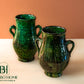 Vase ZWIRA avec double anses - Poterie de Tamegroute