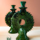Bougeoir SHAMSI en forme de Soleil - Poterie de Tamegroute - BELDI BOHOME