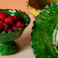 Coupe à fruits MCHATIYA aux rebords dentelés - Poterie de Tamegroute - BELDI BOHOME
