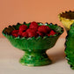 Coupe à fruits MCHATIYA aux rebords dentelés - Poterie de Tamegroute - BELDI BOHOME