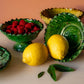 Coupe à fruits MCHATIYA aux rebords dentelés - Poterie de Tamegroute - BELDI BOHOME