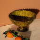 Coupe à fruits MCHATIYA aux rebords dentelés - Poterie de Tamegroute - BELDI BOHOME