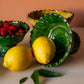 Coupe à fruits MCHATIYA aux rebords dentelés - Poterie de Tamegroute - BELDI BOHOME