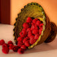 Coupe à fruits MCHATIYA aux rebords dentelés - Poterie de Tamegroute - BELDI BOHOME