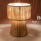 Lampe à poser en Raphia - NOURIA - BELDI BOHOME